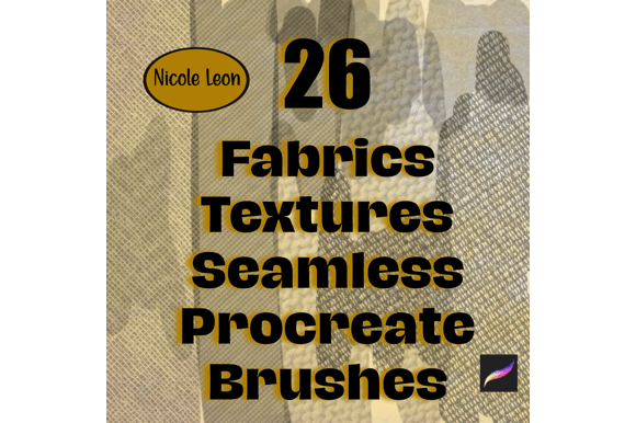 26 Fabric Seamless Procreate Brushes