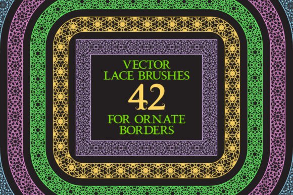 Elevating Digital Design with 42 Vector Lace Brushes: A Professional Workflow Analysis
