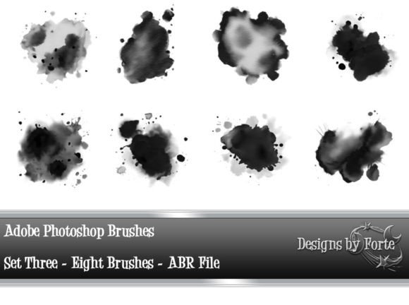 Exploring the 8 Abstract Adobe Photoshop Brushes Set 3 for Creative Designers