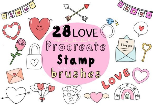 Love Stamp Brushes for Procreate: A Guide to Digital Romance