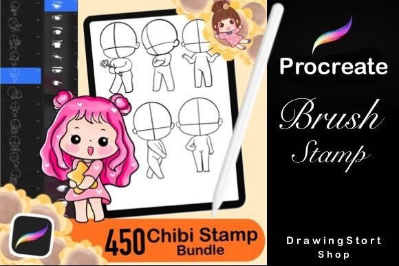 Unlock Your Creativity: The Ultimate Guide to 450 Procreate Chibi Stamp Brushes