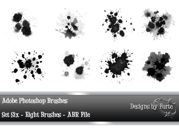 Unlocking Creative Potential with 8 Abstract Adobe Photoshop Brushes Set 6